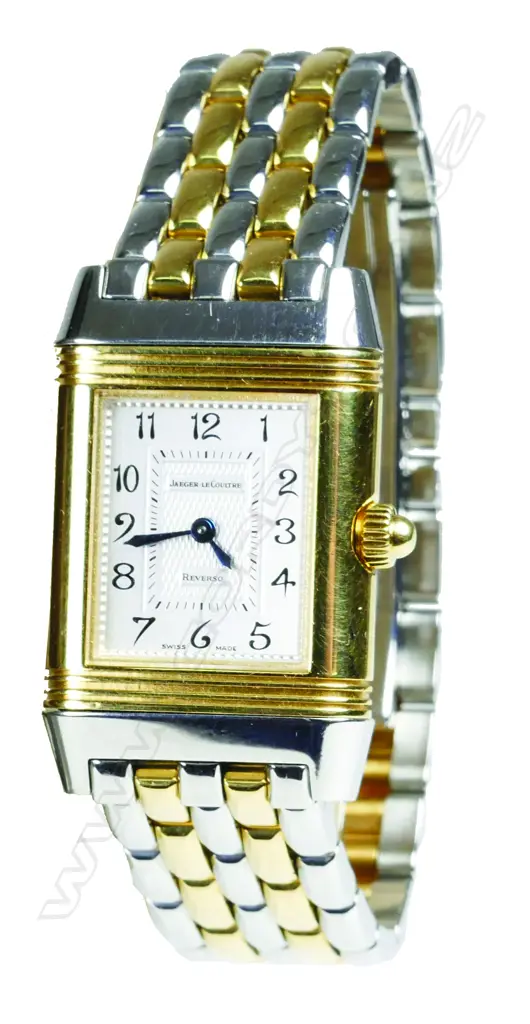 A lady's Jaeger-LeCoultre Bi-metal Reverso wristwatch Image 1++