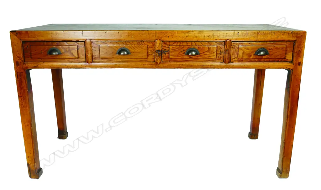 An old Chinese elm side table Image 1++