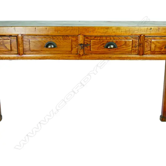 An old Chinese elm side table