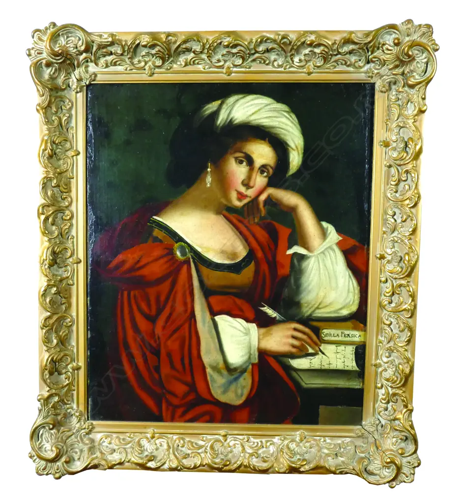 After Il Guercino 'Sibilla Persica' (The Persian Sybil from the work in the Capitoline Museum in Rome) Image 1++