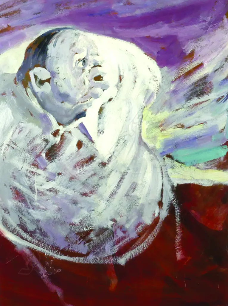 Garth Tapper (1927-99) 'The Man Down the Road' (This Person Does Exist) Image 1++