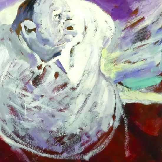 Garth Tapper (1927-99) 'The Man Down the Road' (This Person Does Exist)