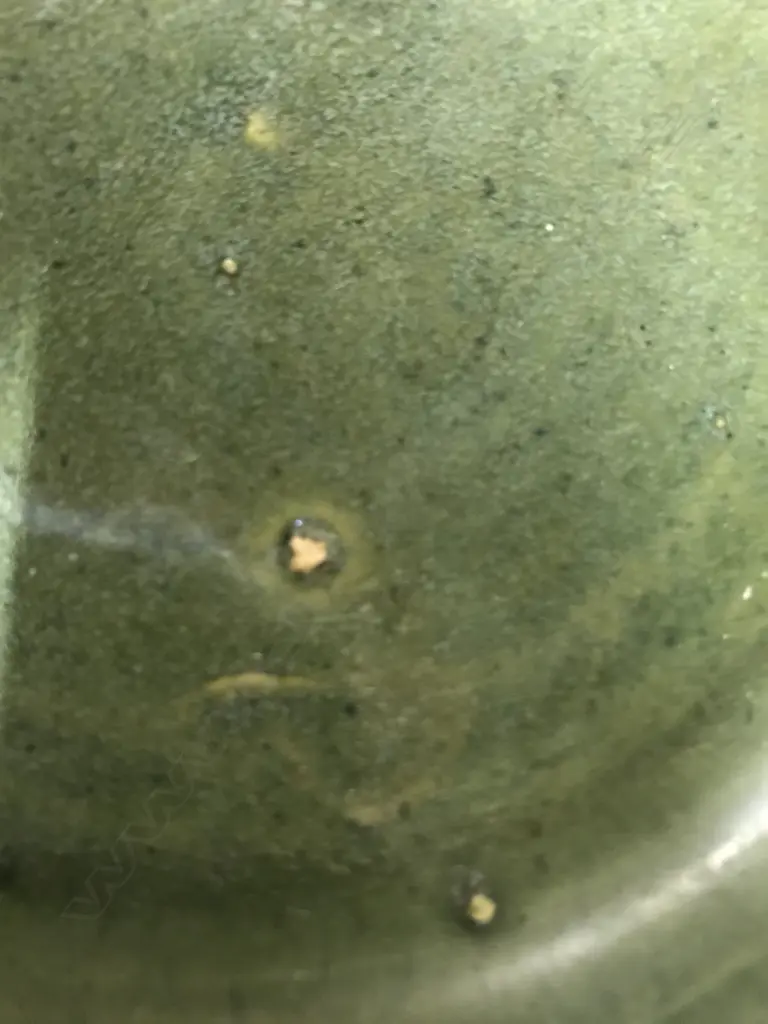 Two Luke Adams green glaze items Image 1++