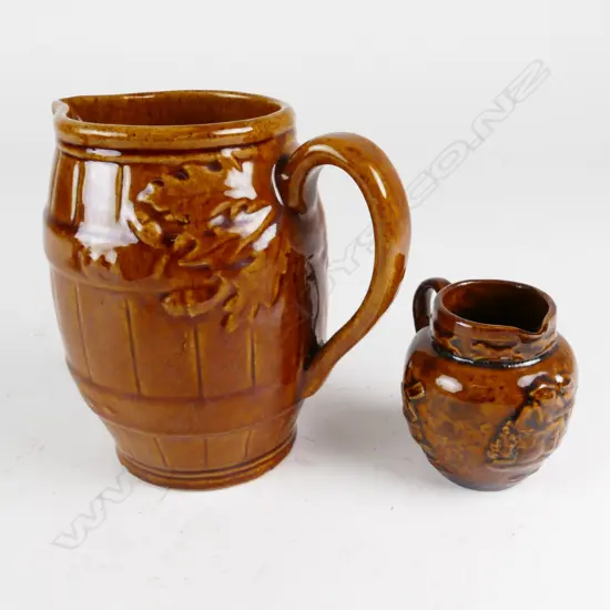 Two Luke Adams jugs