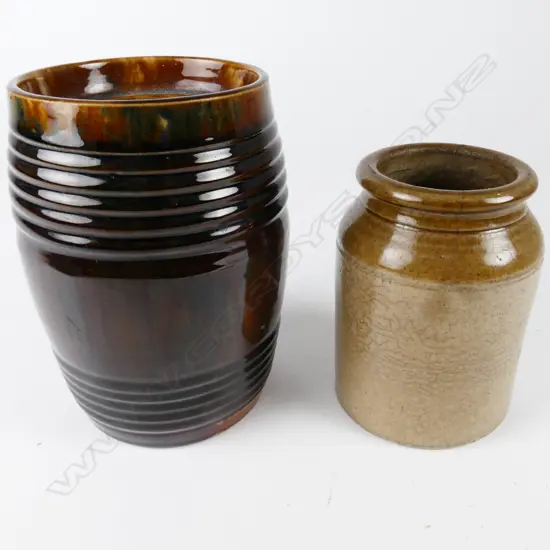 Two P. Hutson & Co. pottery items