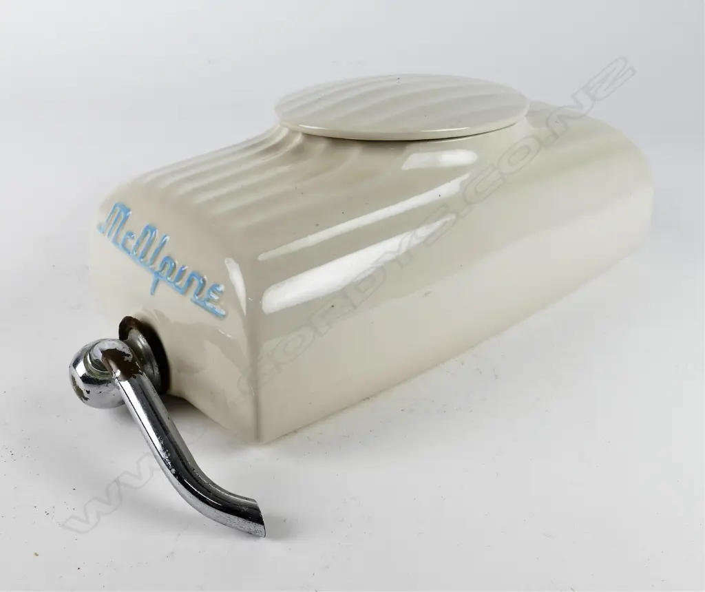 An uncommon Crown Lynn McAlpine refrigerator water dispenser Image 1++