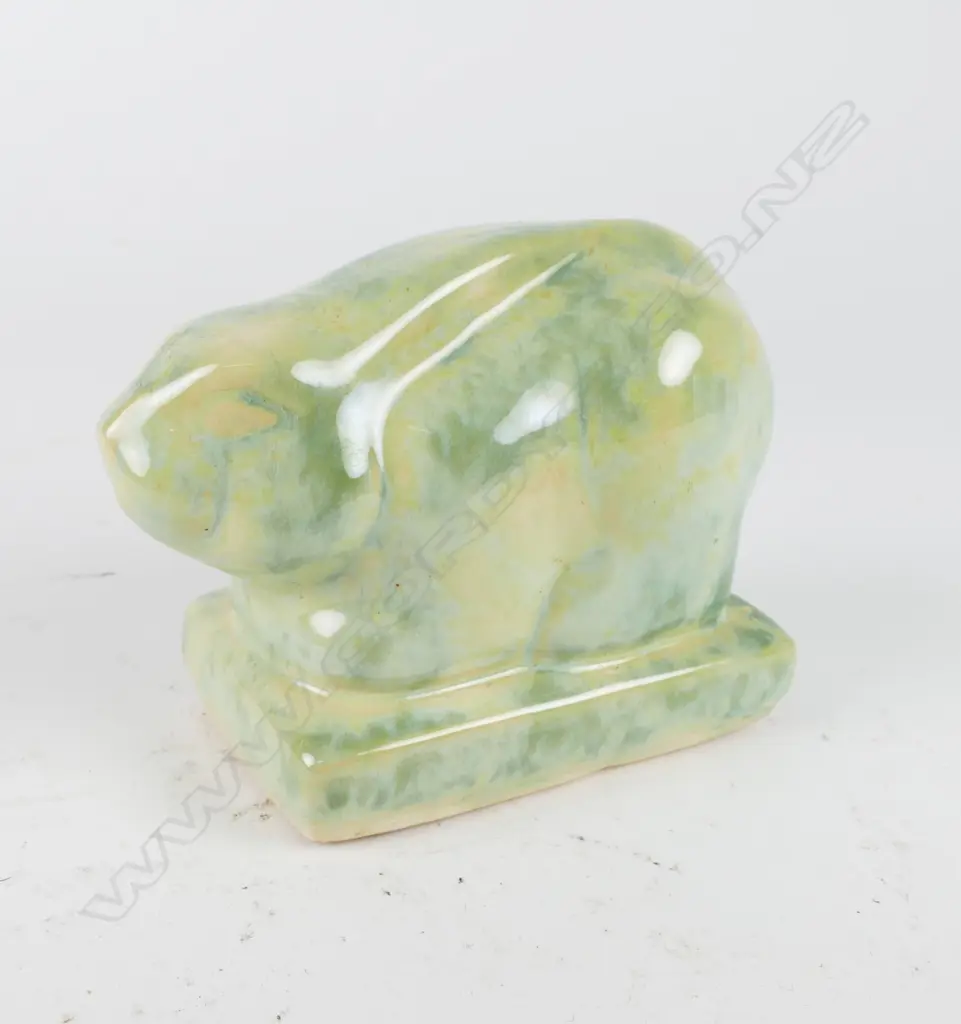 An early Crown Lynn stylised hare sculpture Image 1++