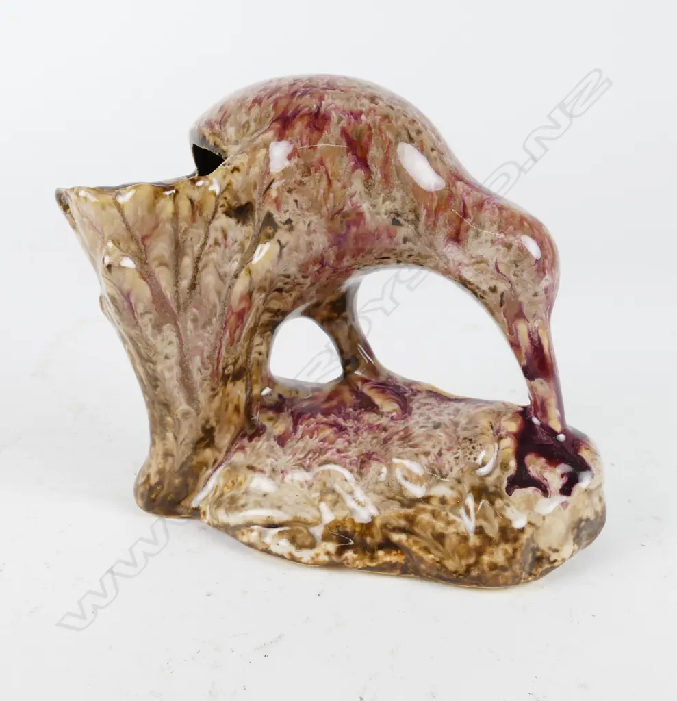 An early Crown Lynn kiwi spill vase sculpture Image 1++