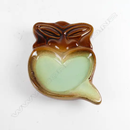 Crown Lynn Wharetana Maori Art Pottery Hei Tiki ashtray