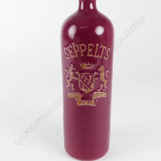 Crown Lynn Seppelts liqueur bottle