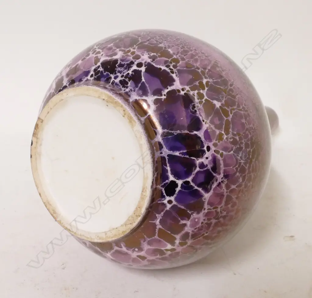 Titian Studio Pottery purple lustre specimen vase Image 1++