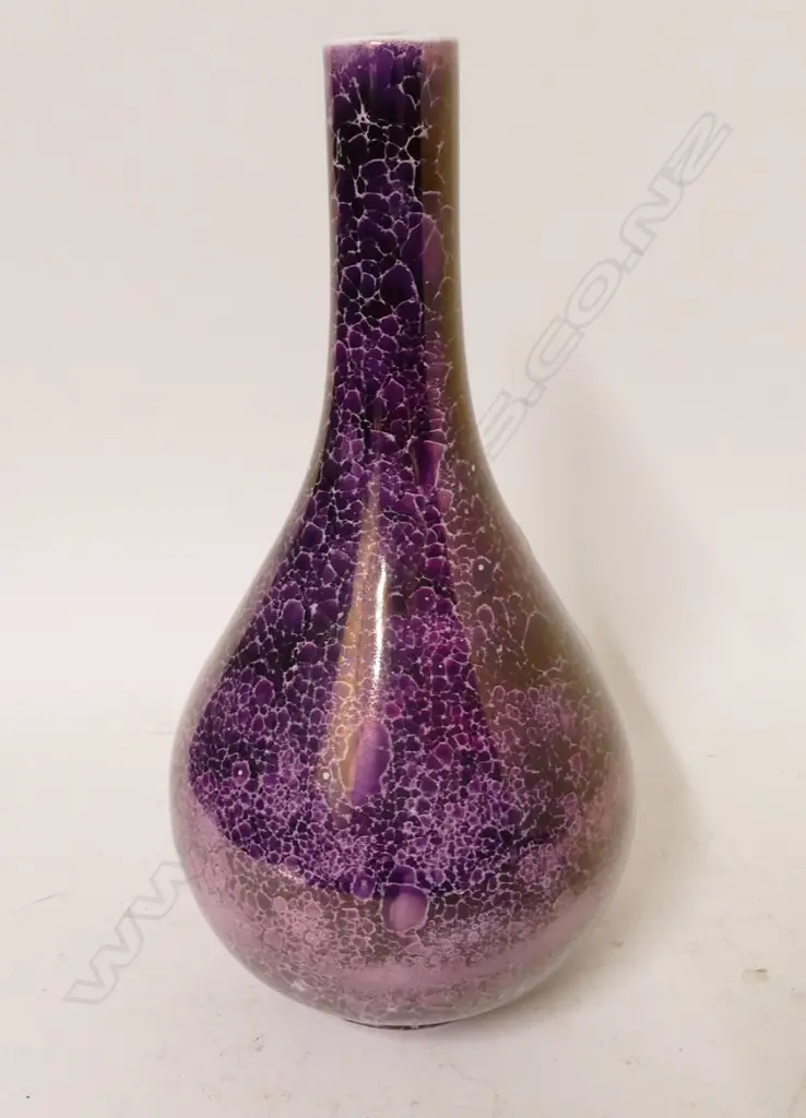 Titian Studio Pottery purple lustre specimen vase Image 1++