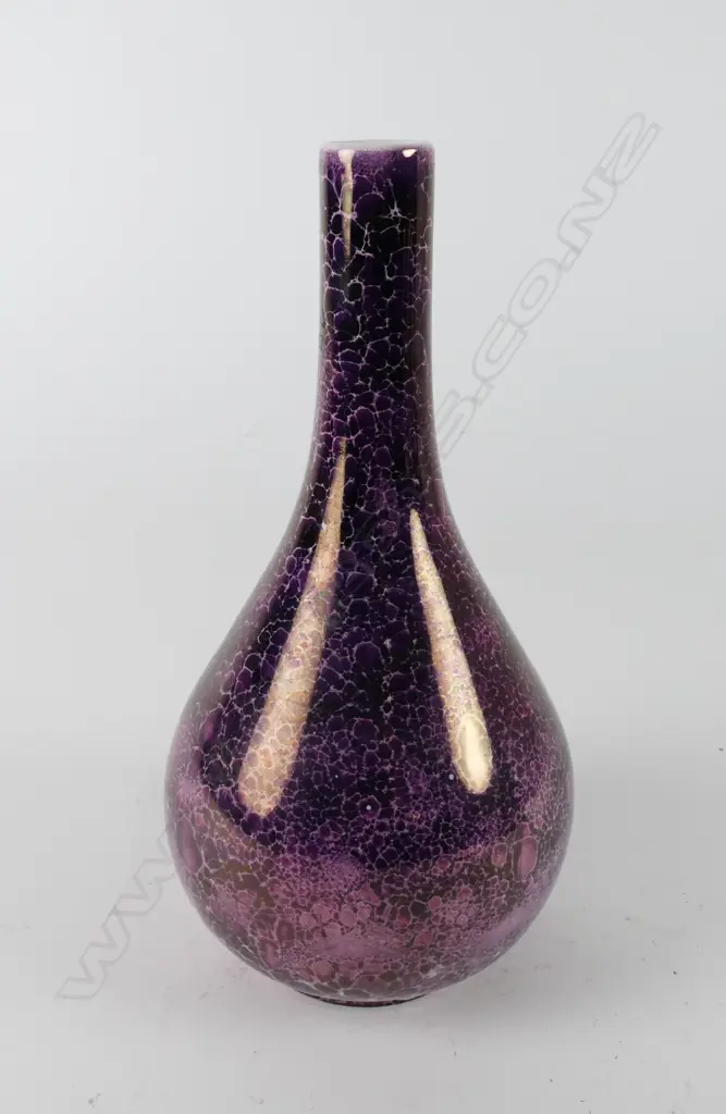 Titian Studio Pottery purple lustre specimen vase Image 1++