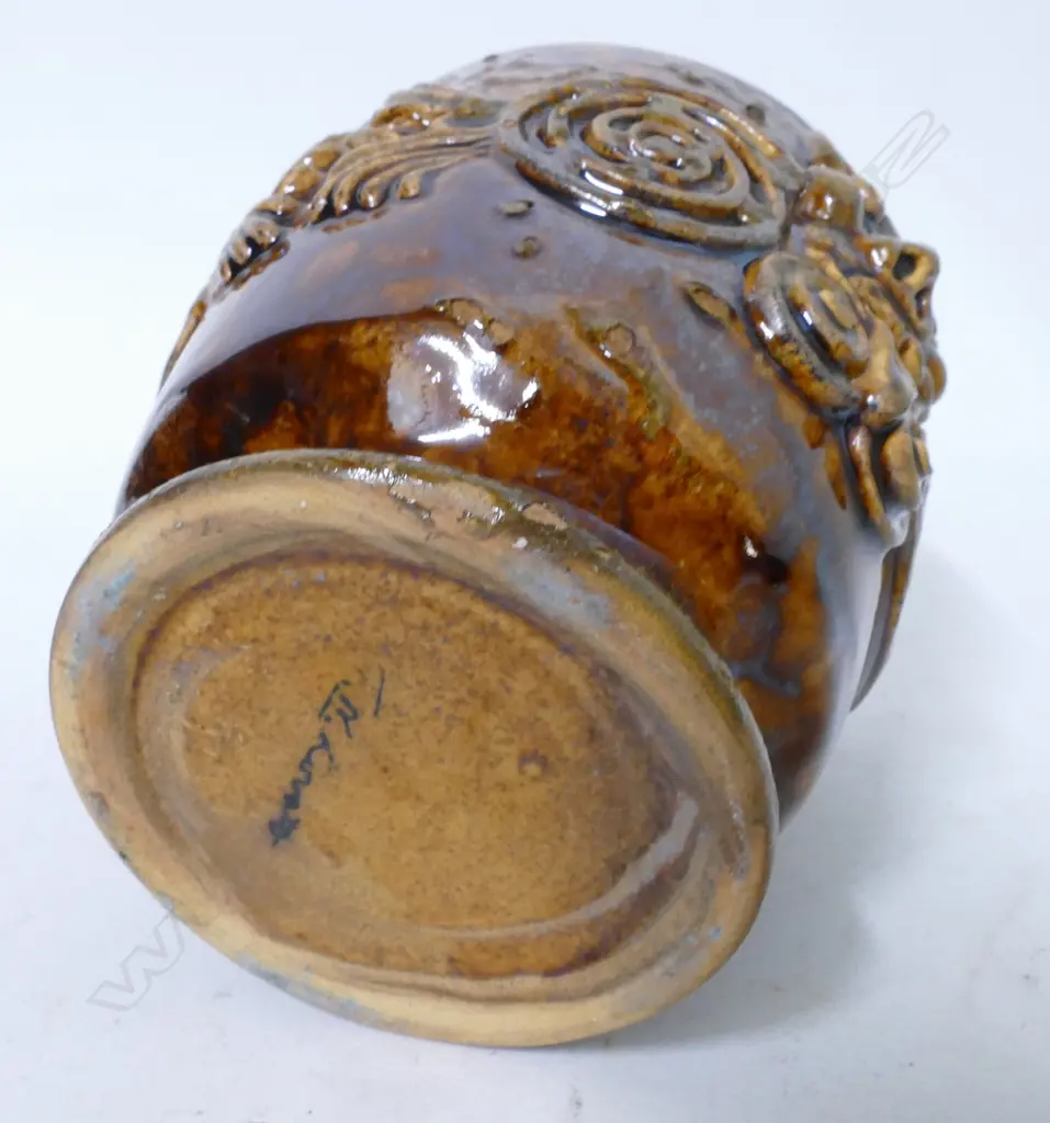 T. N. Lovatt brown glaze vase Image 1++