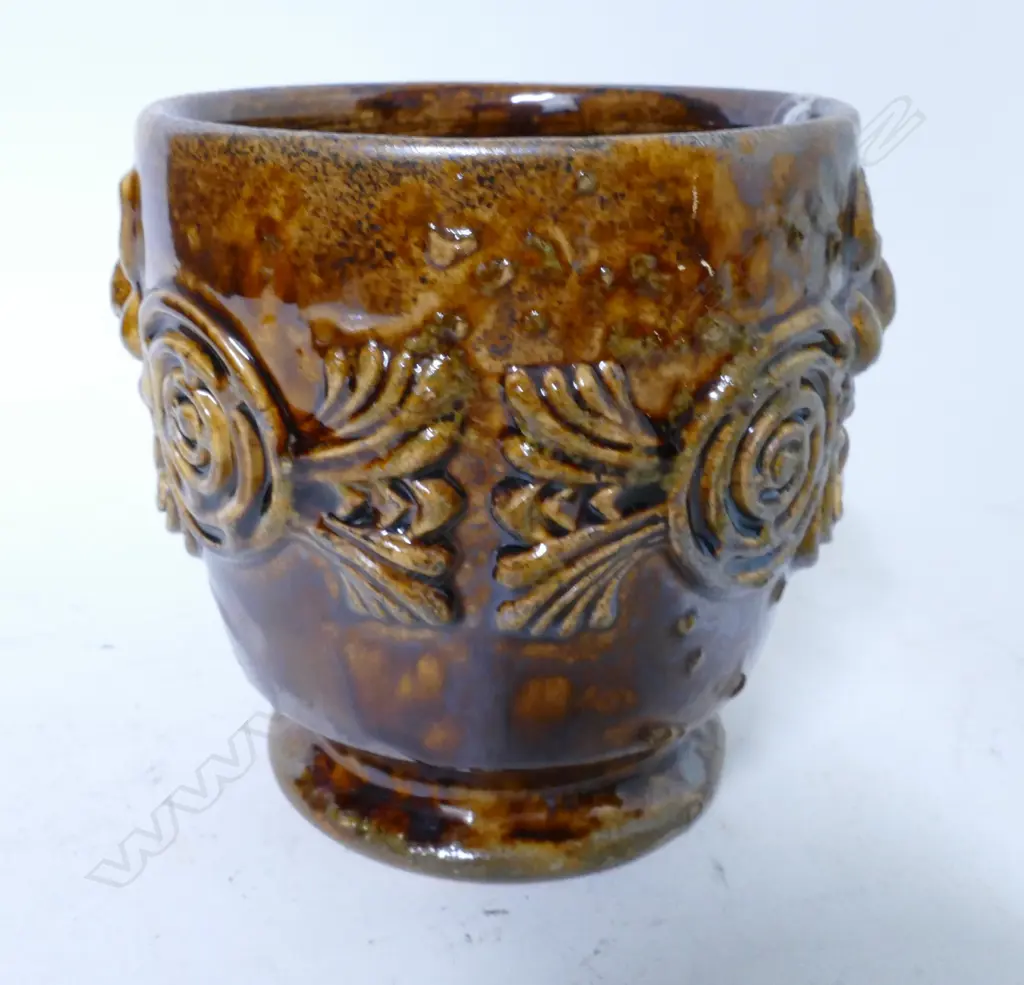T. N. Lovatt brown glaze vase Image 1++
