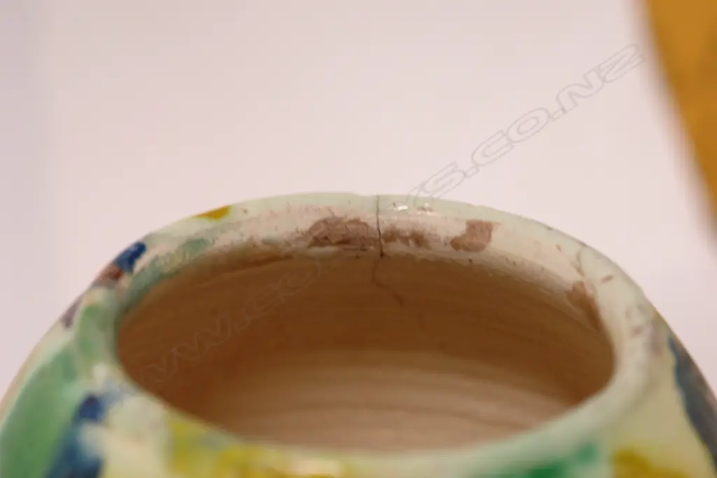 Jova Rancich majolica glazed vase Image 1++