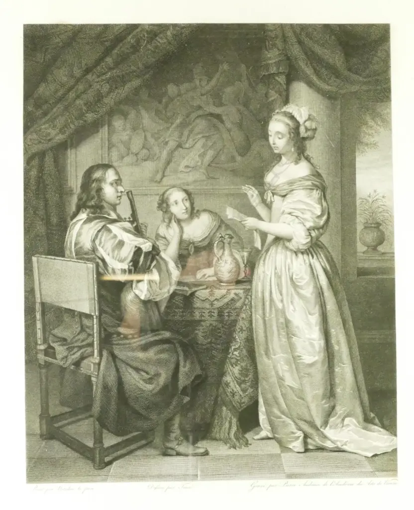 Two 19thC French steel engravings Image 1++