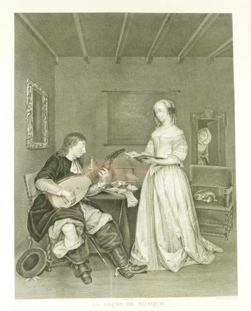 Two 19thC French steel engravings Image 1++