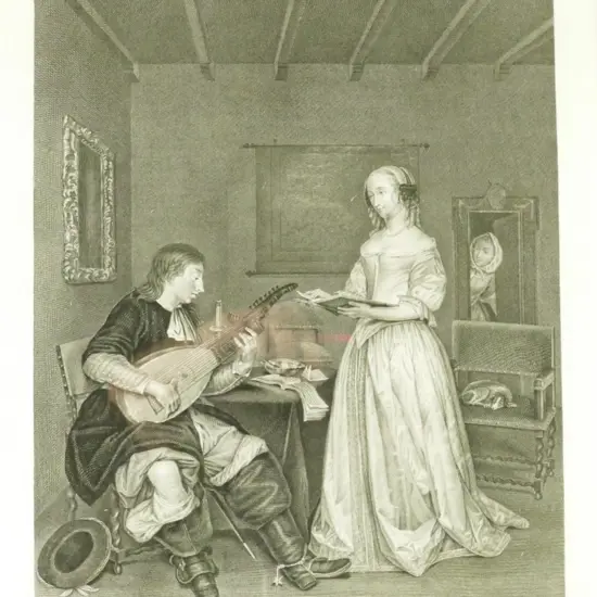 Two 19thC French steel engravings