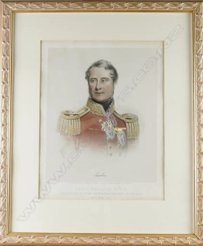 Two lithographs - 'Napoleon III' and 'Lord Raglan' Image 1++