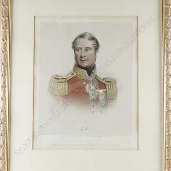 Two lithographs - 'Napoleon III' and 'Lord Raglan'