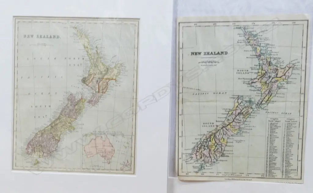Eight various 20thC New Zealand maps Image 1++