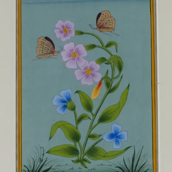 A set of four Indian Mughul paintings
