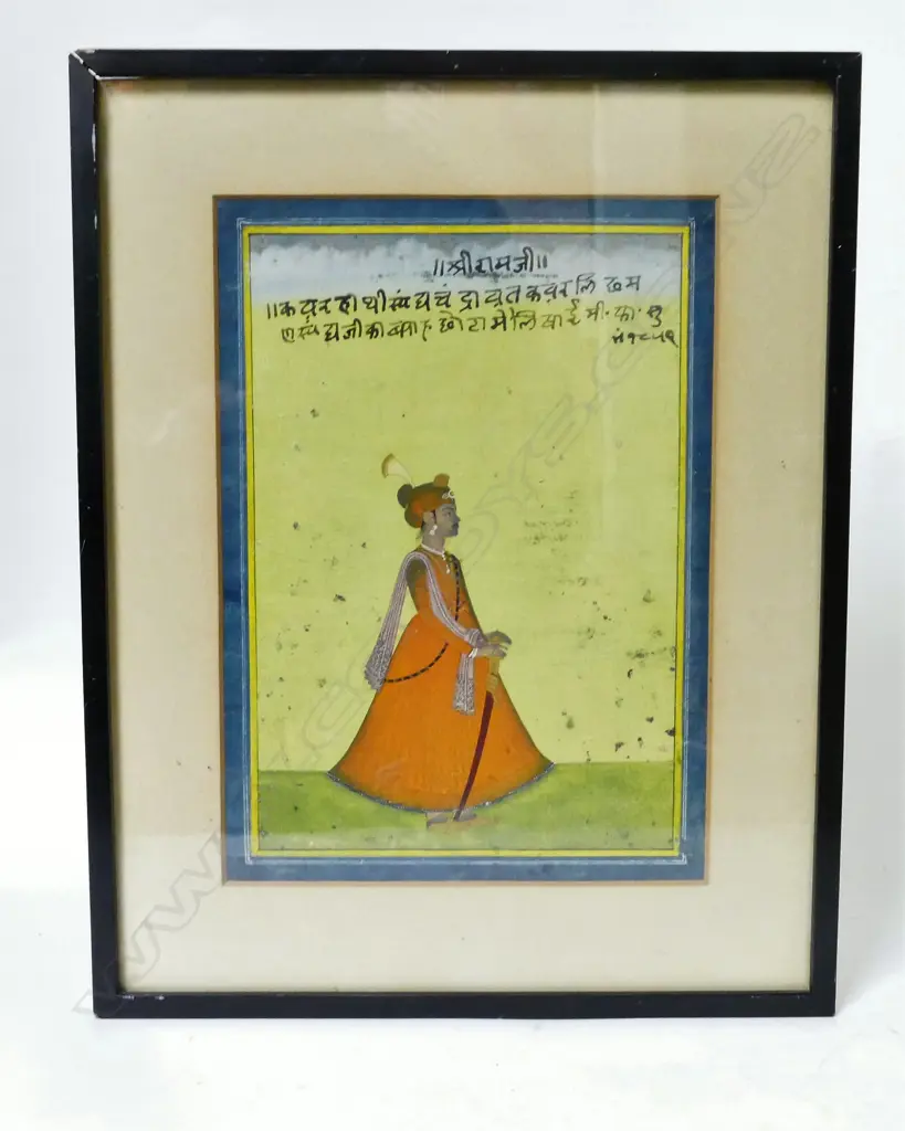 An Indian miniature painting Image 1++