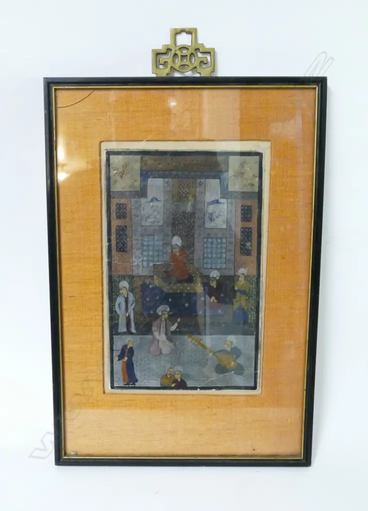 Five Indian miniature paintings Image 1++