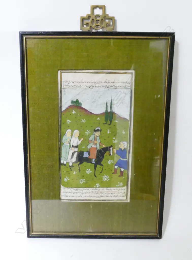 Five Indian miniature paintings Image 1++