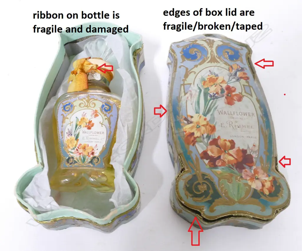 An early 1900s Rimmel perfume bottle Image 1++