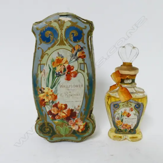 An early 1900s Rimmel perfume bottle