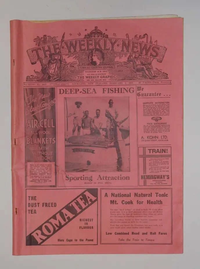 A 1939 'The Weekly News' issue No. 3817 Image 1++