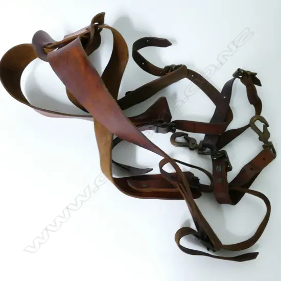 LEATHER BODY HARNESS FOR BIG GAME FISHING