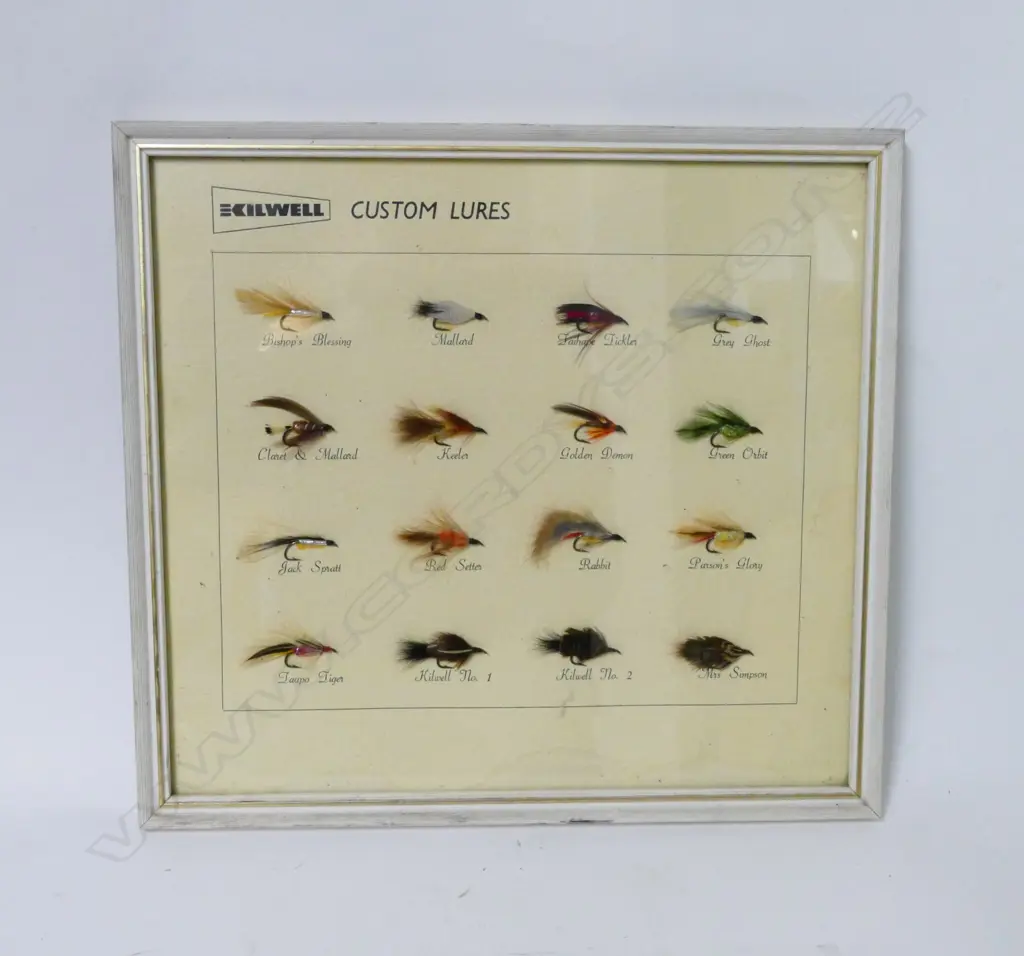 A retail display of wet flies Image 1++