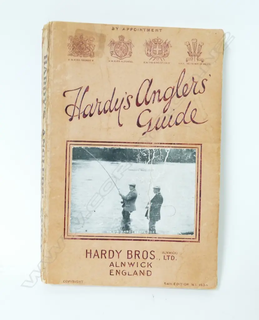 An uncommon copy of the Hardy's Anglers Guide Image 1++