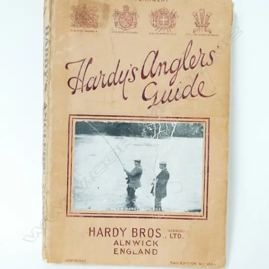 An uncommon copy of the Hardy's Anglers Guide