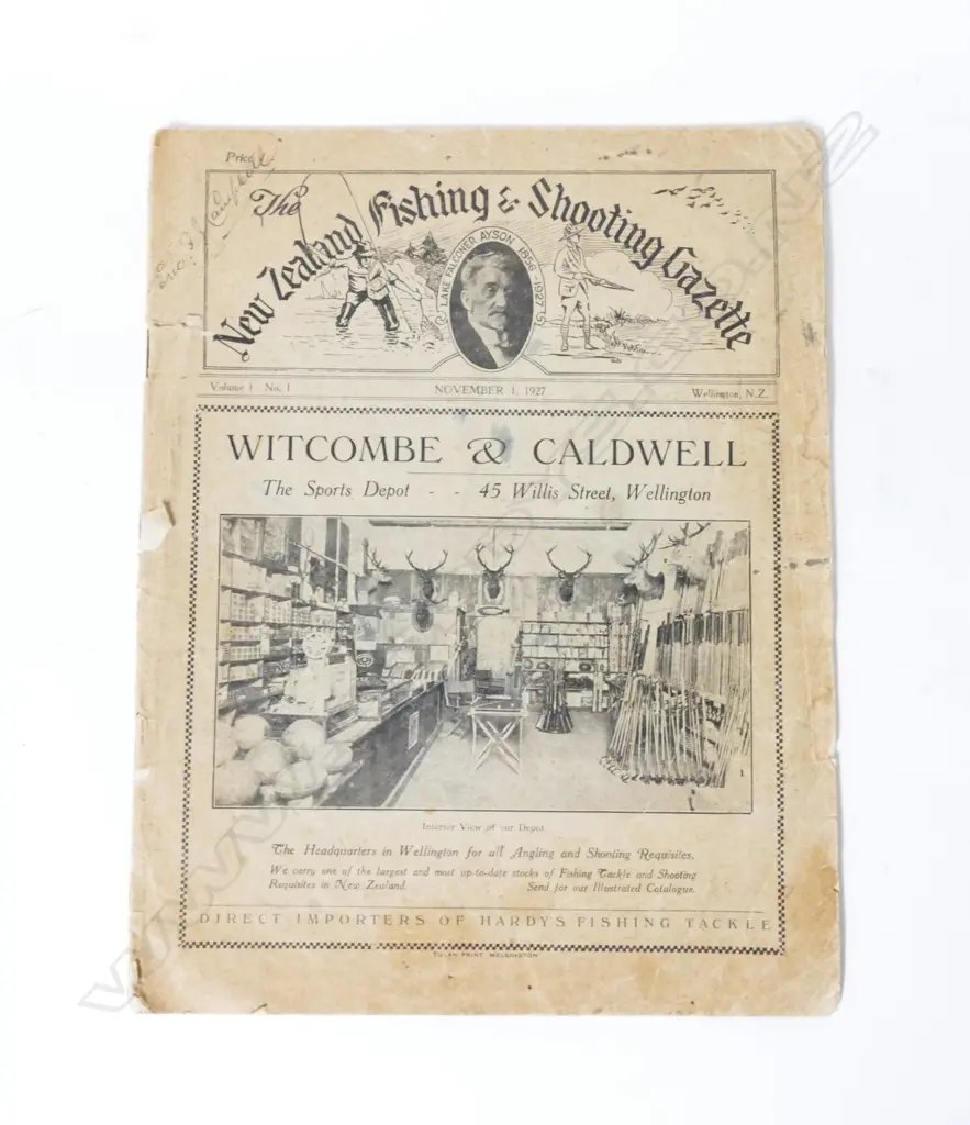 'The New Zealand Fishing & Shooting Gazette' Image 1++