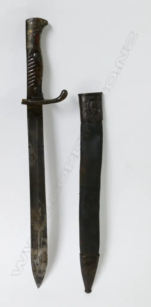 A German model 1898 bayonet and scabbard Image 1++