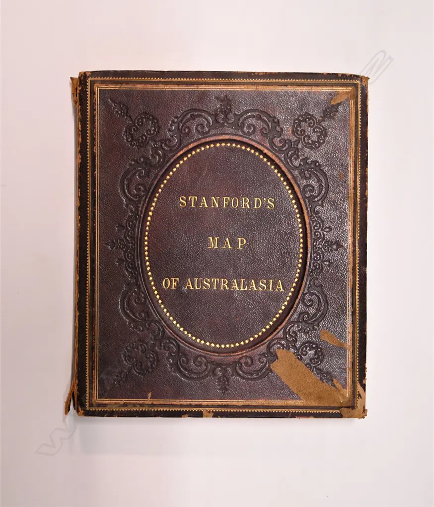 Bishop John Coleridge Patteson's personal copy of the rare 'Stanford’s map of Australasia' Image 1++