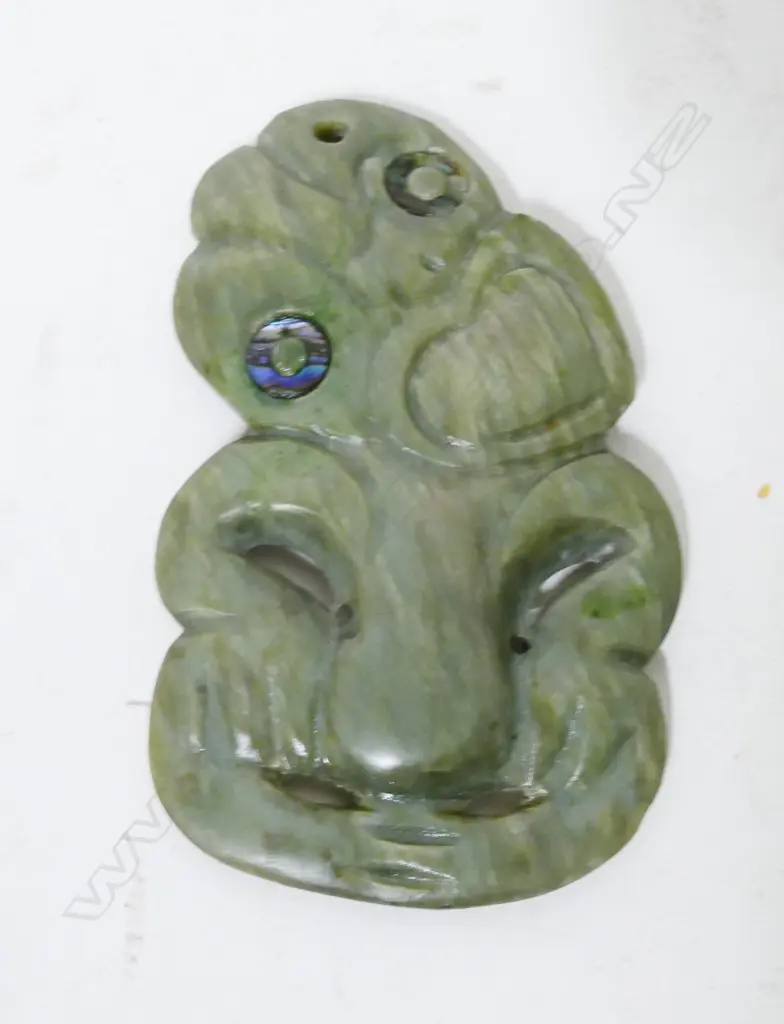 A pounamu hei tiki by Mike Higgs Image 1++