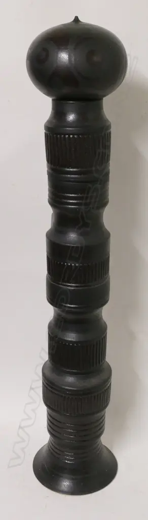 Anneke Borren tall black glazed 'Totem' Image 1++