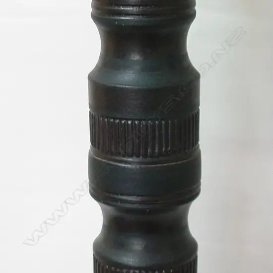 Anneke Borren tall black glazed 'Totem'