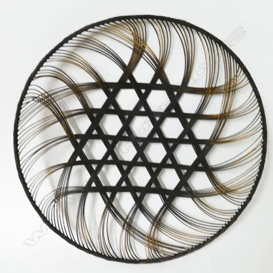 Two Ruth Castle open work basket dishes