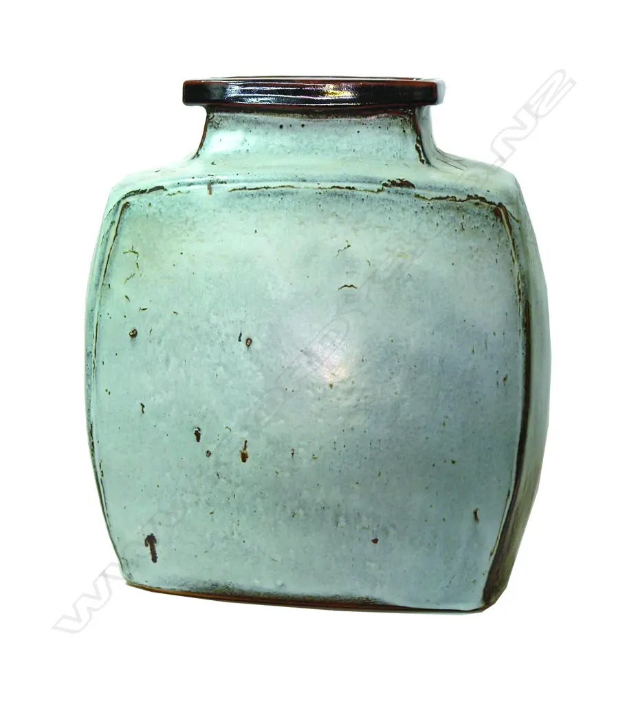 A large vintage Len Castle blossom vase Image 1++