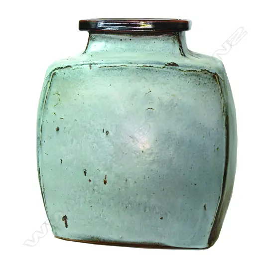 A large vintage Len Castle blossom vase