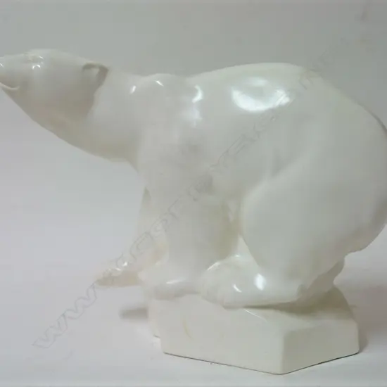 A Wedgwood & Co. model of a standing polar bear