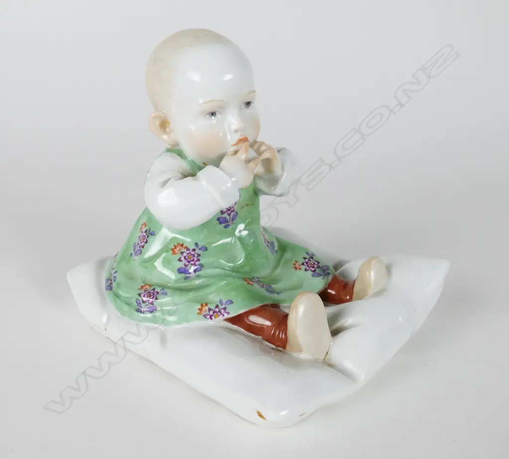 A rare Meissen porcelain figure of a child Image 1++