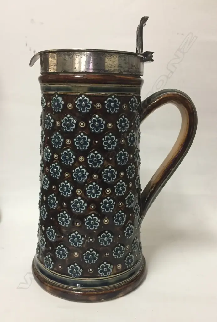Doulton Lambeth 1876 tall jug Image 1++