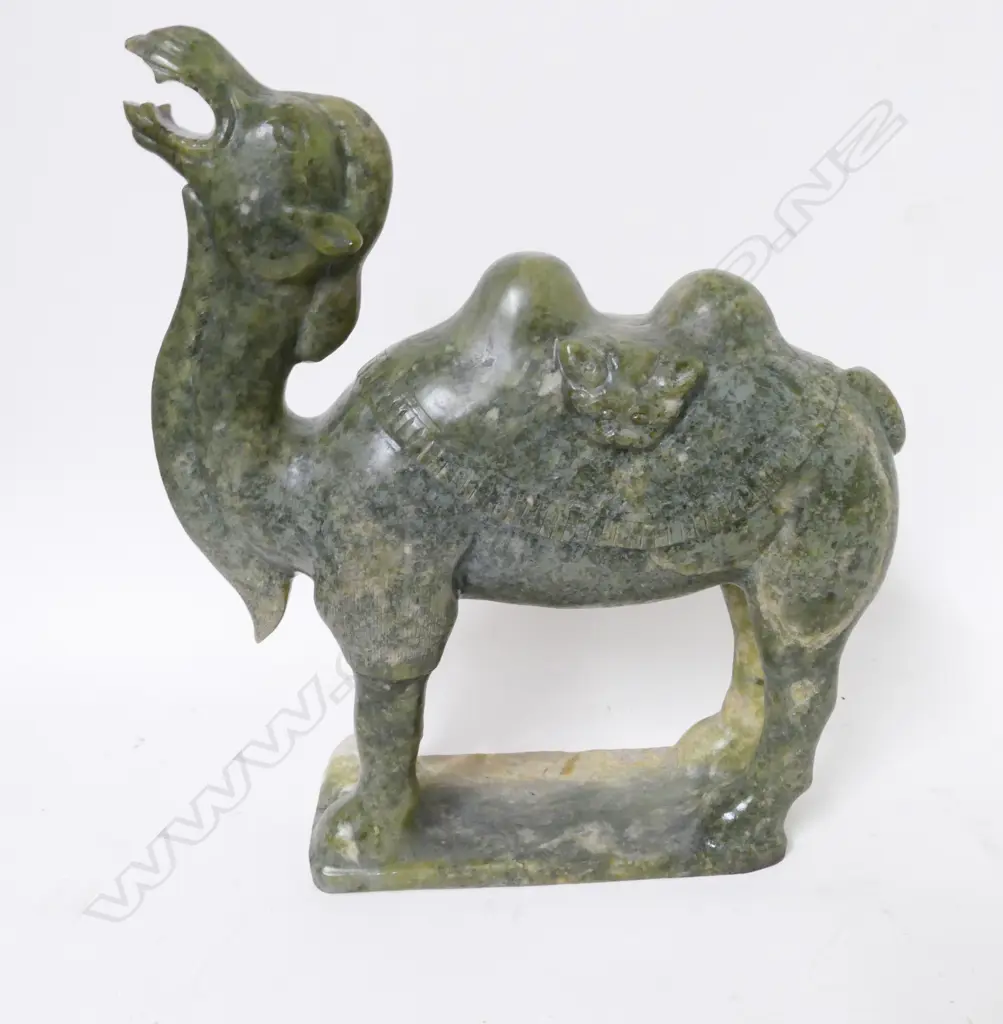 A Chinese hardstone model of a Bactrian camel Image 1++